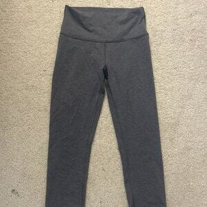 Lululemon Leggings Wonder Under Crop Grey Size 8